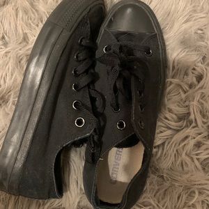 All black converse